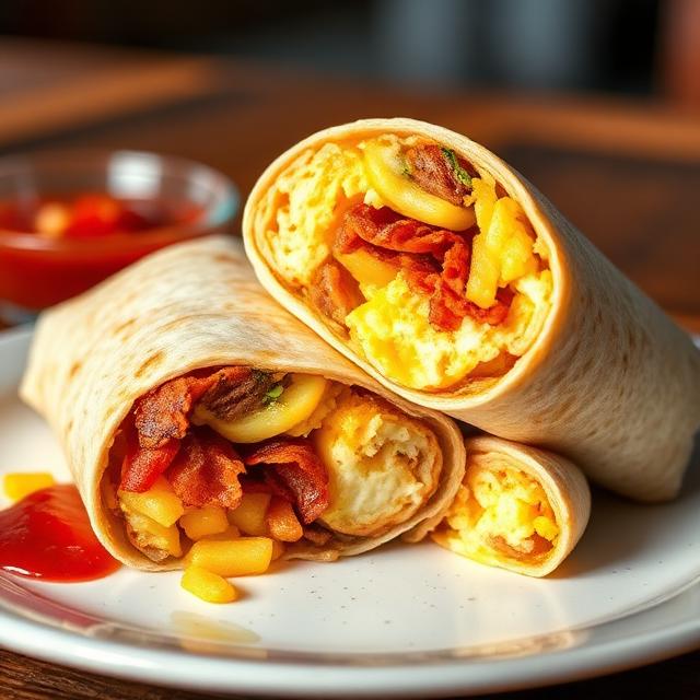 Morning Glory Breakfast Burrito