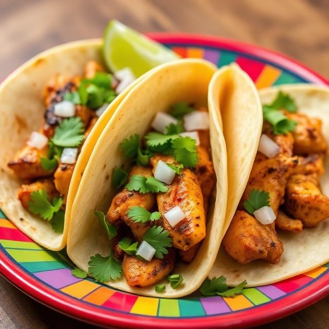Street-Style Chicken Tacos
